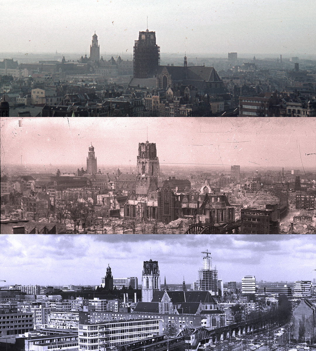 De verwoeste stad