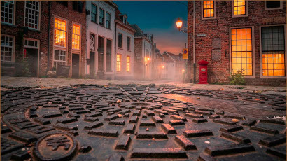 Nachtfotografie in het sprookjesachtige Bergkwartier in Deventer